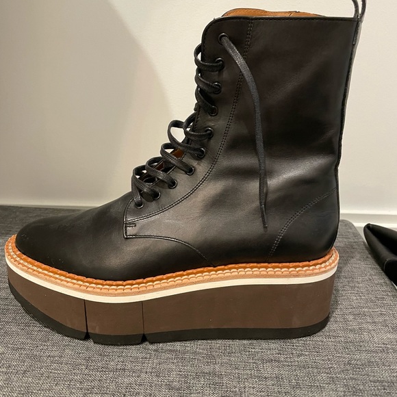 Women’s Clergerie lace up platform boots - Picture 2 of 5